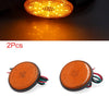 Make Model 2 x Orange LED Motorcycle Scooter Reflector Turn Signal Light