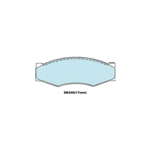 Nissan Navara 4cyl Z24 Z20 SD25 TD25 TD27 Front Disc Pad Set (1985 - 1991)