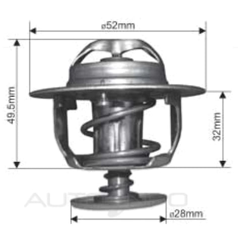 Toyota Hilux LN56 LN65 LN85 2.4L 4cyl Dayco Thermostat (1983-1994)