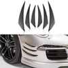 Car Spoiler Canards / 6pcs 6x / Front Bumper Decal Car Lip Splitter Sticker