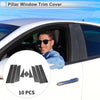 Mazda CX-8 10 Pcs Door Pillar Window Trim Carbon Fiber (2018-2023)