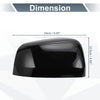 Jeep Grand Cherokee and Dodge Rearview Mirror Cover Cap Gloss Black