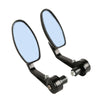 Harley Honda 22mm 7/8" Motorcycle Bar End Rearview Mirrors