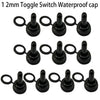 10x Toggle Switch Cover 12mm Rubber Thread Accessories