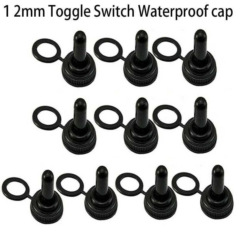 10x Toggle Switch Cover 12mm Rubber Thread Accessories