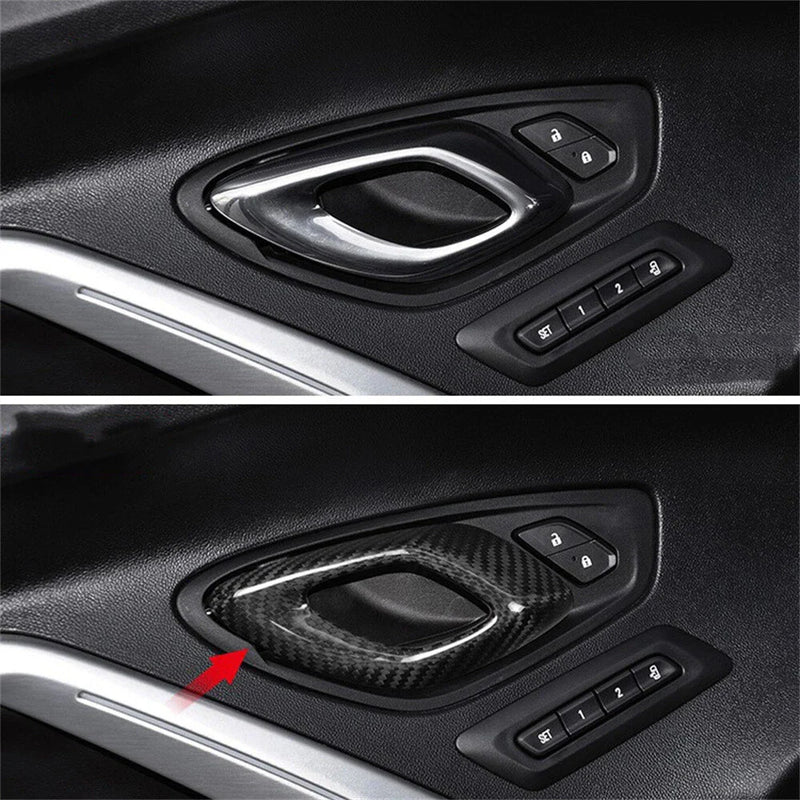 Chevrolet Camaro Carbon Fiber Door Handle Panel Covers (2016-2023)