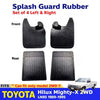 Set 4 Splash Mudguard Rubber Mud Flaps Fits Toyota Hilux LN85 2WD Truck 1989-95