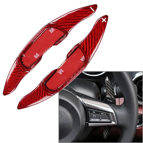 Mazda CX-5, CX-3, 6 Carbon Fiber Paddle Shift Steering Wheel Shifter (2012-2023)
