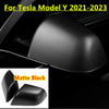 Tesla Model Y Matte Black Replacement Side Mirror Rearview Cover Cap (21–23)
