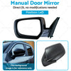 Mazda BT50 Ute Left Passenger Side Manual Door Mirror (2006-2011)