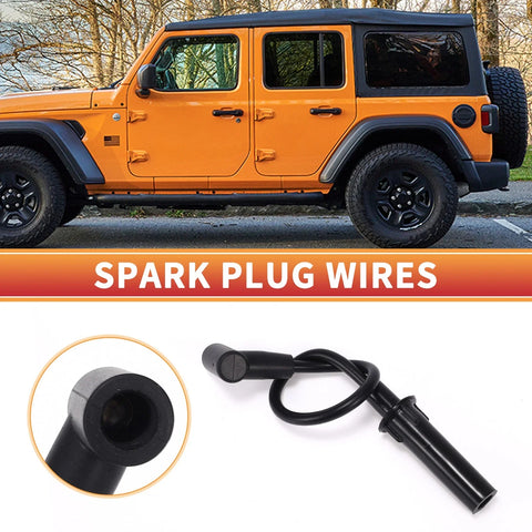 Jeep Wrangler 6 Pcs Spark Plug Wire Ignition Coil Cables (2018-2023)