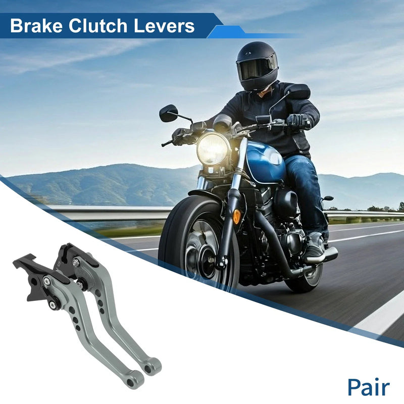 Kawasaki ZX6R / ZX636R / ZX6RR Lever / Short / Brake Clutch Lever Titanium Tone