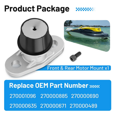 Sea-Doo GTX / RXP / RXT (2003-2019) Front / Rear Engine Rubber Motor Mount
