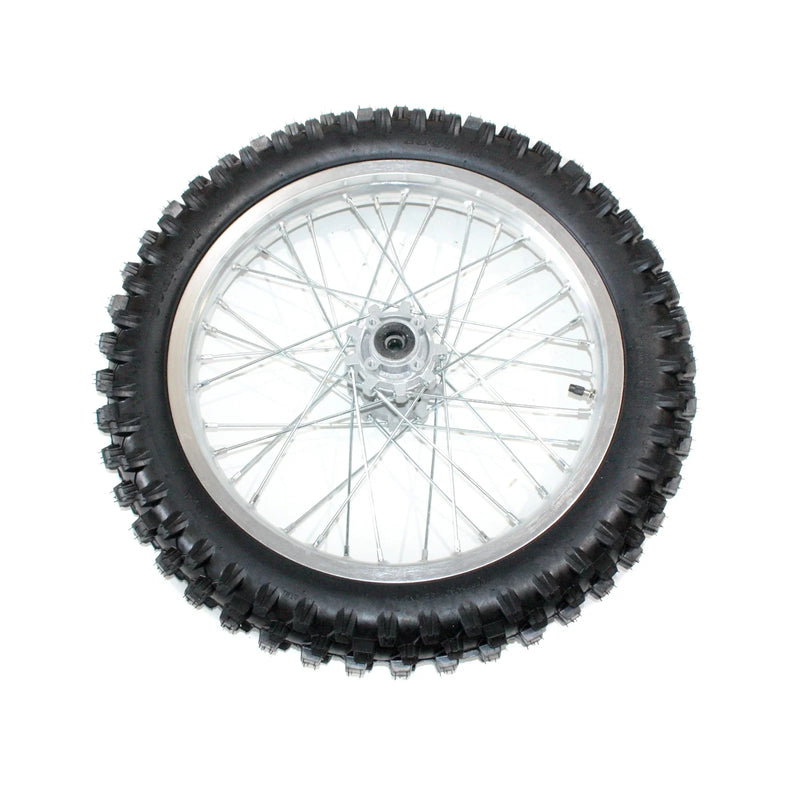 PIT PRO Trail Dirt Bike 18" Rear Wheel Rim Silver (110/90)