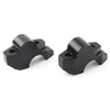 Honda XADV 750 Black Motorcycle Handlebar Riser Clamp (2017-2019)
