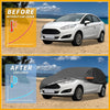 Ford Fiesta Sedan Waterproof All Weather Car Cover with Reflective Strap