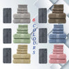Home Bath Outdoor Swimming Water Park 7PCS Cotton Towel Set