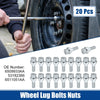Jeep Cherokee 20 x M12x1.25 Wheel Lug Bolts (2014-2022)