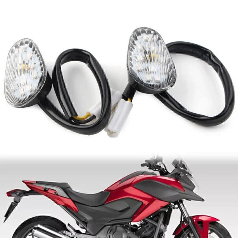 Yamaha YZF R1 / R6 Clear LED Flush Mount Amber Turn Signal Lights (2000-2023)