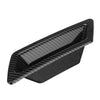 1x Universal Bumper Hood Air Vent Intake Duct FC Style Glossy Carbon Fiber Look