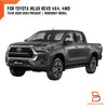 Toyota Hilux Revo 5" Rocco Black Red Fender Flares (2020-2023)