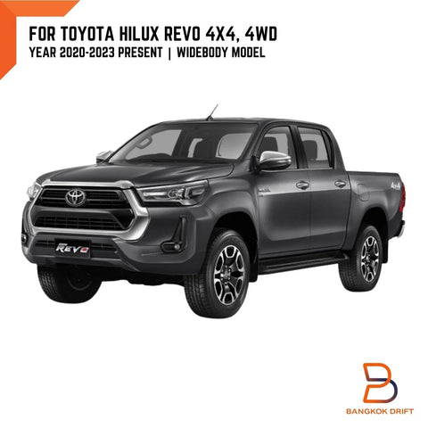 Toyota Hilux Revo 5" Rocco Black Red Fender Flares (2020-2023)