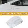 Ford Ranger 2023-2025 Gas Tank Flap Chrome Silver Tone Fuel Tank Door Cap
