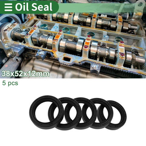 Oil Seal 38x52x12mm Seal Ring Rotary Shaft NBR Rubber