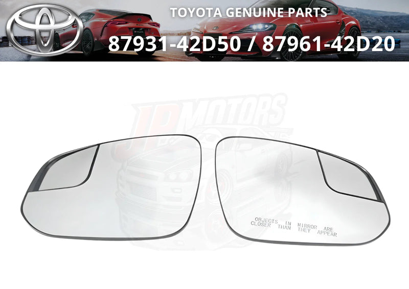 RAV4 TOYOTA Genuine Heated Side View Mirror Glass (2016–2018)
