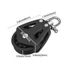 Sailing & Industrial Ropes 460kg Nylon Pulley Block