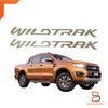 Ford Ranger Silver WILDTRAK Side Front Door Decal Sticker (2018-2021)