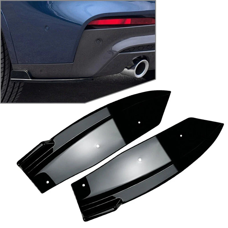 BMW X4 G02 M Sport Rear Bumper Lip Splitters (2018-2021)