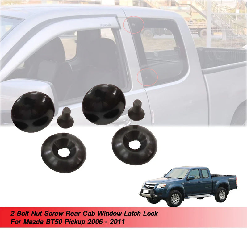 Mazda BT50 2 x Bolt Nut Screw Rear Cab Window (2006-2009)