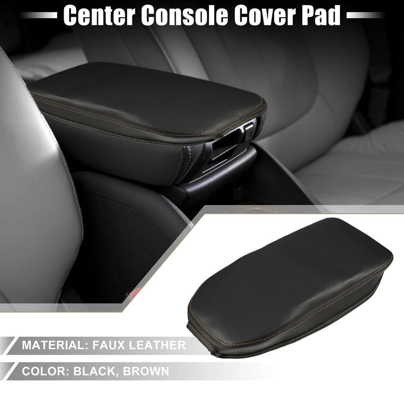 Toyota RAV4 (2019-2022) Black Brown Center Console Armrest Cover
