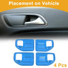 Jeep Wrangler JK (2011-2017) 4 x Pcs Interior Door Handle Bowl Cover Trim