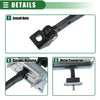 Ford Transit MK8 2 x Door Check Strap Assembly (2014-2021)