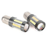 Car Pair Amber White Switchback 1157 LED Turn Signal Bulbs