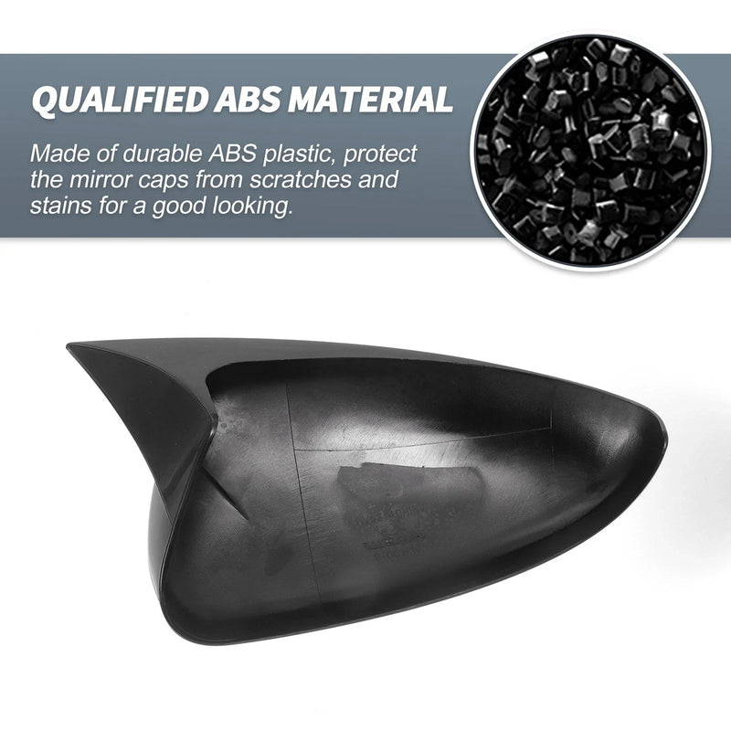 Chevrolet Cruze Rearview Mirror Cover Overlay Gloss Black (2009-2015)