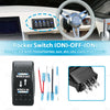 Winch In / Out 12V-24V 7-Pin Blue LED Rocker Toggle Switch