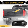 Toyota Tundra Carbon Fiber Pattern Rear Handle Bezel Trim (2022–2024)