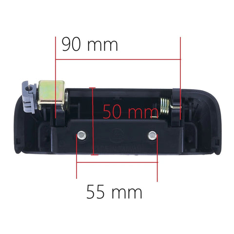 Mitsubishi Triton MQ MR Textured Black Tailgate Handle (2015 - Present)