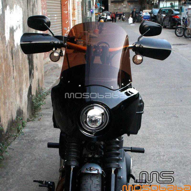 Harley Dyna Wide Glide FXDWG 15" Smoke Windshield Fairing (2006-2017)