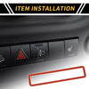 Jeep Wrangler JK (2011-2017) Red Emergency Light Switch Panel Trim