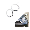 Mini Cooper F55 F56 F57 Chrome Headlight Ring Trim Bezel Cover (2014-2021)