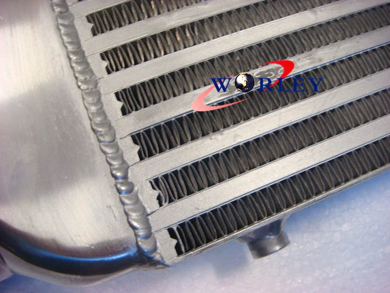 Universal Intercooler 450x300x75mm + 76mm 3" Aluminum Piping & Hose Kit