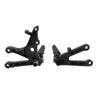 Honda CBR600RR Black Front Driver Footrest Bracket Set (2007-2024)