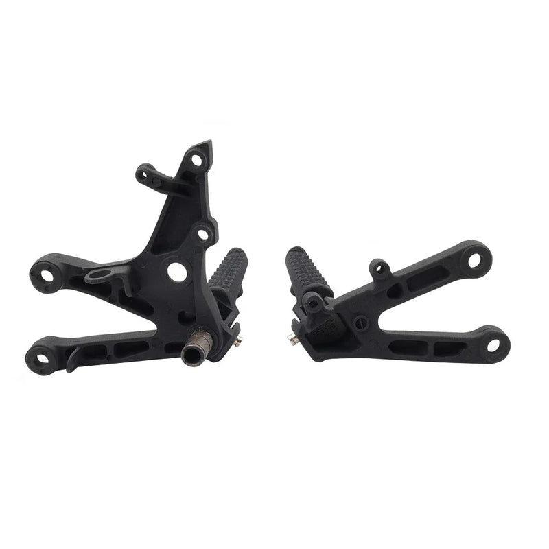 Honda CBR600RR Black Front Driver Footrest Bracket Set (2007-2024)