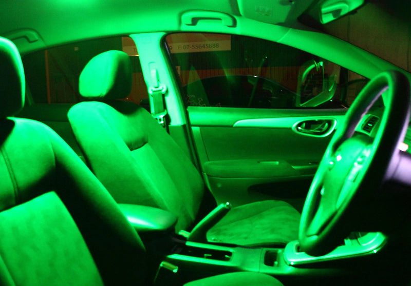 Chrysler PT Cruiser Green LED Interior Light Conversion Kit (2000-2010)