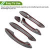 Hyundai Tucson (2022-2024) Carbon Fiber Black Exterior Door Handle Cover Trim