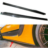 Porsche Boxster Cayman 981 2013-2016 Real Carbon Fiber Side Skirt Extension